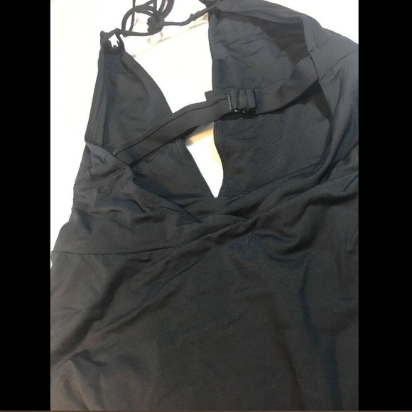NEW! $168 Tavik Emme Halter One-Piece Swimsuit Black [SZ Large]‎ #1127 - Picture 8 of 8